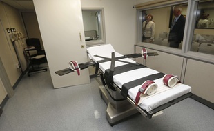 Une salle d'exécution dans une prison de l'Oklahoma, aux Etats-Unis.