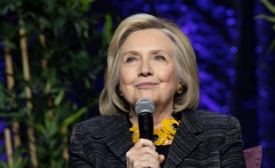 L'ancienne Secrétaire d'État des États-Unis, Hillary Clinton à Toronto (Canada).