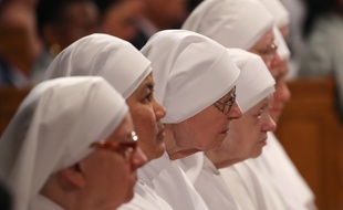 Des religieuses durant une messe à Washington (ilustration).