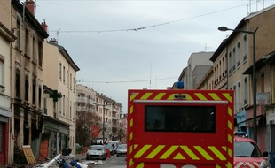 Lyon, le 10 février 2019. Une femme et sa petite fille sont mortes dans un incendie survenu route de Vienne samedi soir.