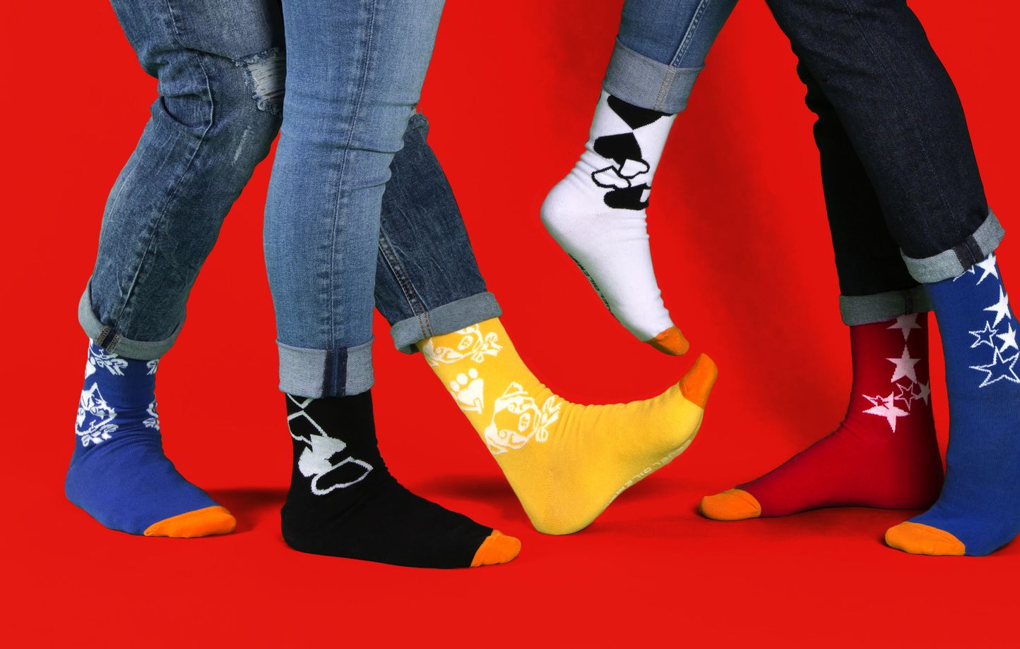 Vente de chaussettes dépareillées sale