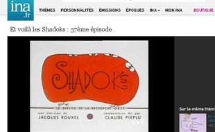 Capture d'écran du site Ina.fr
