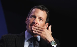 L'ancien cycliste Lance Armstrong lors d'une conférence à New-York, le 22 septembre 2010.