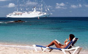 Une vacancière au Club Med.