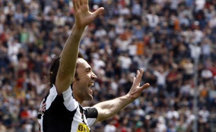 Le défenseur de la Juventus Turin, Nicola Leggrotaglie, le 20 avril 2008 à Bergame.
