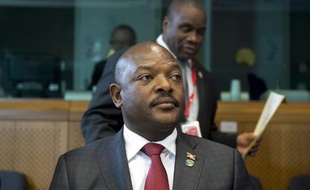 Le président du Burundi Pierre Nkurunziza le 2 avril 2014 à Bruxelles