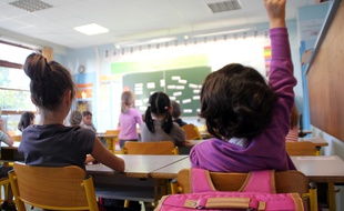 Illustration d'une salle de classe, ici dans une école de Rennes.