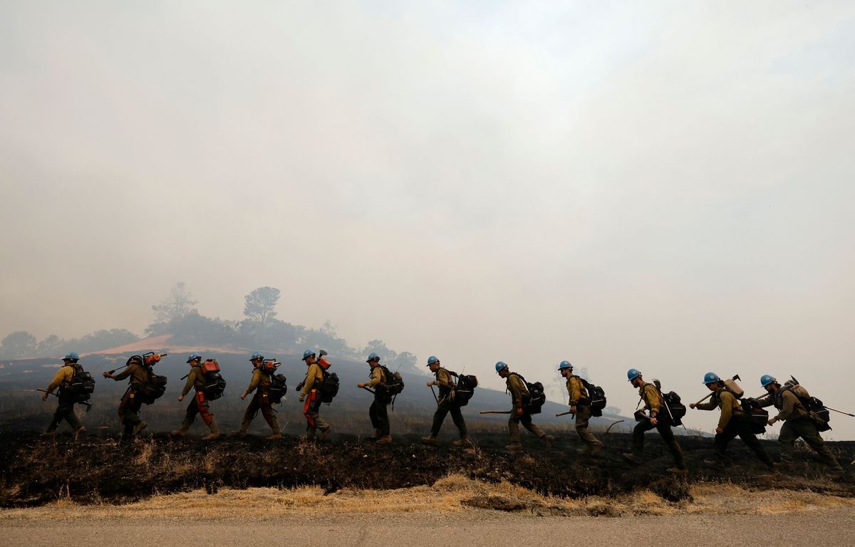 Incendies en Californie : Jusqu'à 47 degrés et des brasiers qui se multiplient