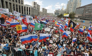 Manifestation à Moscou le 20 juillet 2019.