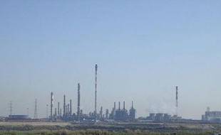 La raffinerie Total de Fort-Mardyck dans le Nord.