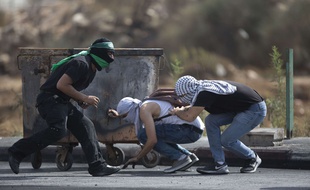 Heurts à Ramallah le 10 octobre 2015.