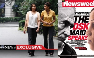 Nafissatou Diallo (gauche), la femme de chambre qui accuse Dominique Strauss-Kahn d'avoir tenté de la violer, se livre à ABC News et au magazine Newsweek, le 24 juillet 2011.