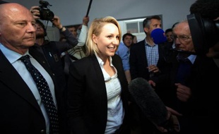 La députée FN du Vaucluse, Marion Maréchal-Le Pen, le 22 mars 2015 à Carpentras