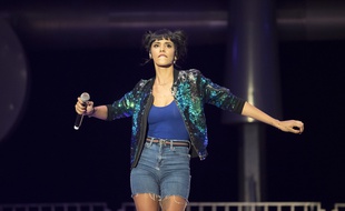 La chanteuse Shy'm.