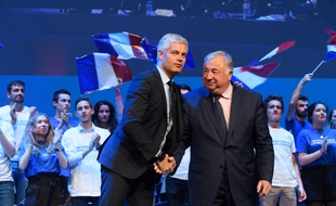 Laurent Wauquiez et Gérard Larcher