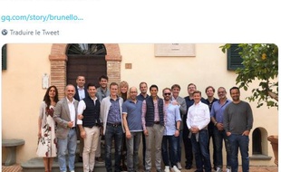 Deux femmes ont été ajoutées, à l'aide de Photoshop, sur la photo de groupe du Sommet de Solomeo (Italie) pour le rendre moins masculin.