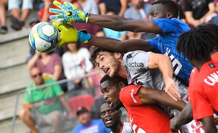 Rennes face à Nice lors de la 4e journée de Ligue 1.