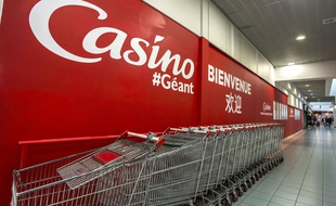 Un supermarché Géant Casino (illustration)