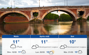 Météo Toulouse: Prévisions du samedi 18 mai 2019