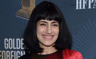 Ronit Elkabetz aux Golden Globes en janvier 2015