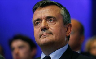 Le député centriste Yves Jégo le 18 mai 2014 à La Plaine-Saint-Denis, près de Paris