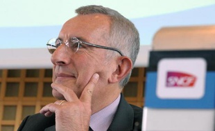 Le président de la SNCF Guillaume Pepy le 13 mars 2013 à Paris