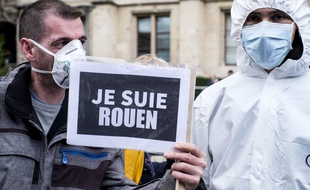 Manifestation à Rouen