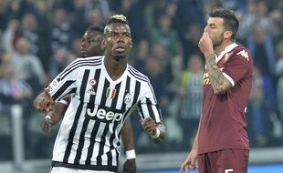 Paul Pogba fête son but contre le Torino le 31 octobre 2015.