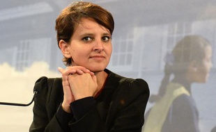 Najat Vallaud-Belkacem le 3 mai à Rennes.