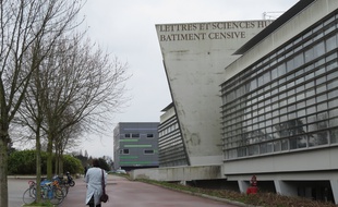 A Nantes, le 24 mars 2015- Le batiment Censive sur le campus du Tertre de l universite