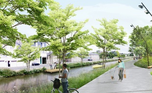 Les berges du canal Saint-Martin seront aménagées pour les piétons et les cyclistes.