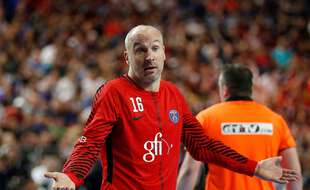 Thierry Omeyer lorsqu'il était encore gardien du PSG