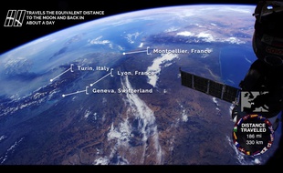 L'Europe vue de l'espace.