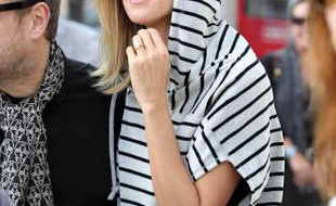 Heidi Klum, à Los Angeles, le 17 novembre 2001.