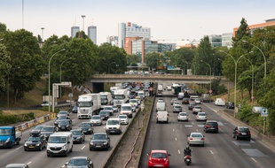 Le boulevard périphérique parisien.