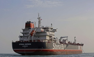 Le tanker britannique Stena Impero, arraisonné par l'Iran, le 21 juillet 2019