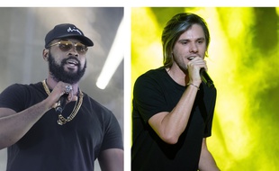 Collage SIPA 20 Minutes des artistes Damso et Orelsan