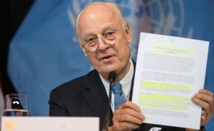 Le médiateur de l'ONU Staffan de Mistura, à Vienne le 14 novembre 2015