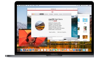Vérifier que la version de MacOS High Sierra est bien la 10.13.1, build «17B1002».