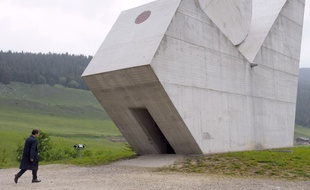 Nicolas Sarkozy au monument national de la Résistance. (archives)