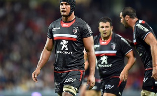 Thierry Dusautoir lors du match de Top 14 du Stade Toulousain contre Montpellier, le 20 août 2016 au stade Ernest-Wallon de Toulouse.