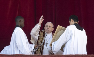 Le Pape François lors de son traditionnel message