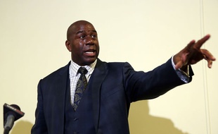 Magic Johnson le 28 avril 2014.