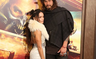 L'acteur Jason Momoa et sa petite amie Lisa Bonet.