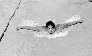 Le nageur Alfred Nakache en 1946.