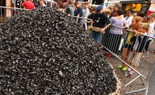 Les moules de la braderie de Lille étaient, elles, bien vivantes.