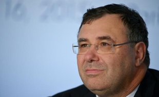 Le directeur général de Total, Patrick Pouyanné, à Paris le 16 octobre 2015