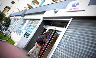 Une agence pôle emploi à Jolimont. 25/04/12 Toulouse
