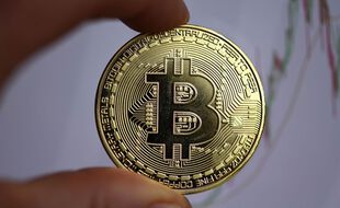La monnaie virtuelle Bitcoin. (illustration)