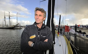 Bernard Stamm, l'un des concurrents du Vendée Globe 2012-2013.